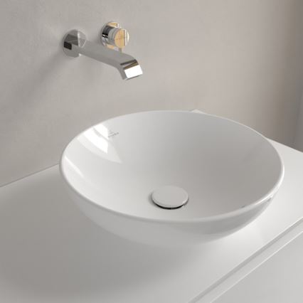 Villeroy & Boch 4A460001 - Мивка за плот LOOP&FRIENDS Ø 42 см керамика/бяла