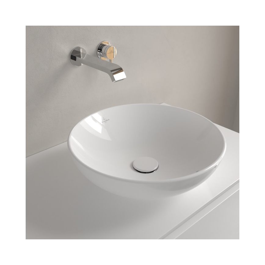 Villeroy & Boch 4A460001 - Мивка за плот LOOP&FRIENDS Ø 42 см керамика/бяла