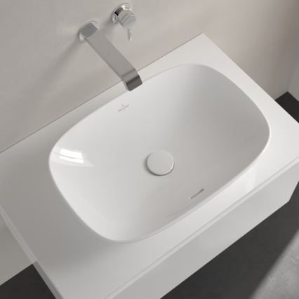 Villeroy & Boch 4A490001 - Умивалник за плот LOOP&FRIENDS 56x38 cm керамичен/бял