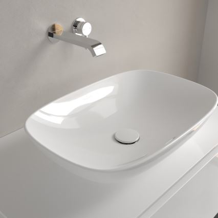 Villeroy & Boch 4A490001 - Умивалник за плот LOOP&FRIENDS 56x38 cm керамичен/бял