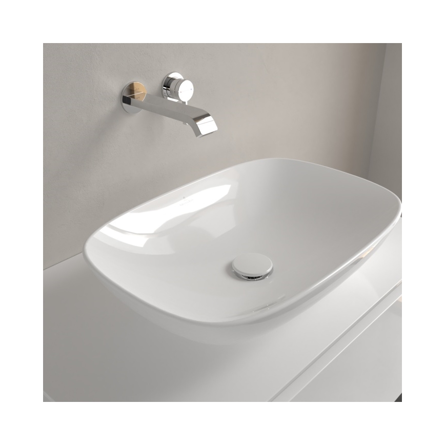 Villeroy & Boch 4A490101 - Мивка за плот LOOP&FRIENDS 56 x 38 см, керамика, бяла