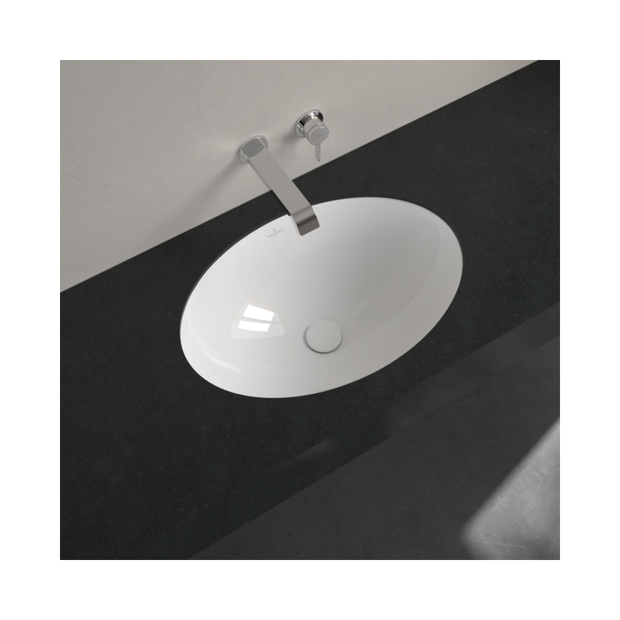 Villeroy & Boch 4A550001 - Вграден умивалник LOOP&FRIENDS 56x38 см керамика/бял