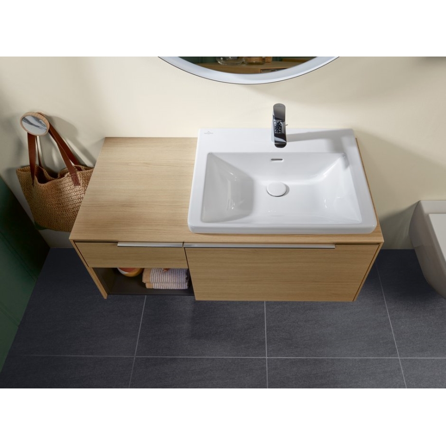 Villeroy & Boch 4A706001 - Стенно монтирана мивка SUBWAY 3.0 60x47 см керамика/бяла