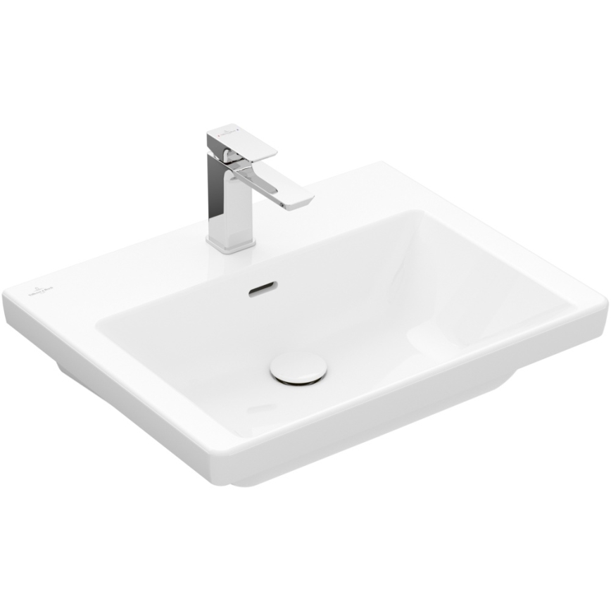 Villeroy & Boch 4A706001 - Стенно монтирана мивка SUBWAY 3.0 60x47 см керамика/бяла