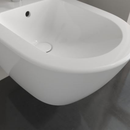 Villeroy & Boch 54000001 - Висящо биде SUBWAY 2.0 37x56 cm керамично/бяло