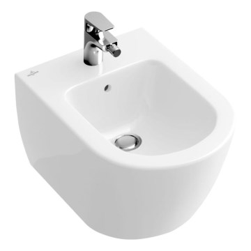 Villeroy & Boch 54000001 - Висящо биде SUBWAY 2.0 37x56 cm керамично/бяло