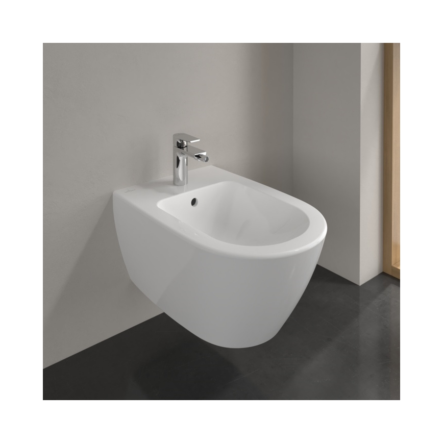 Villeroy & Boch 54000001 - Висящо биде SUBWAY 2.0 37x56 cm керамично/бяло