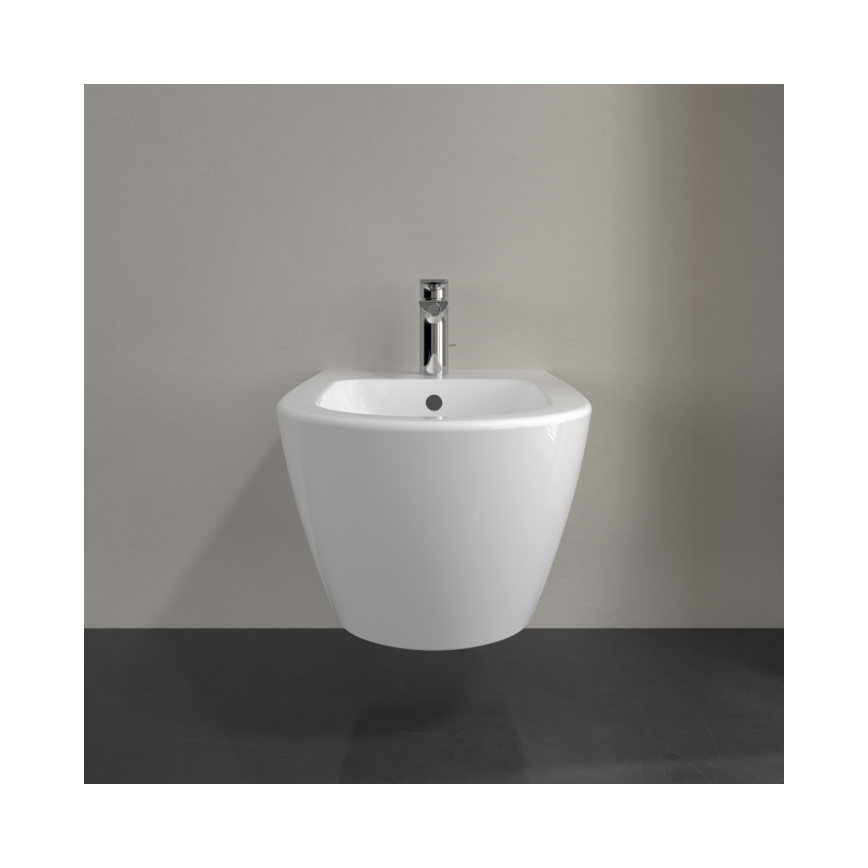 Villeroy & Boch 540000R1 - Стенно биде SUBWAY 2.0 37x56,5 cm керамика/бяло