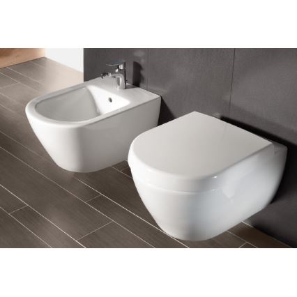 Villeroy & Boch 540000R1 - Стенно биде SUBWAY 2.0 37x56,5 cm керамика/бяло