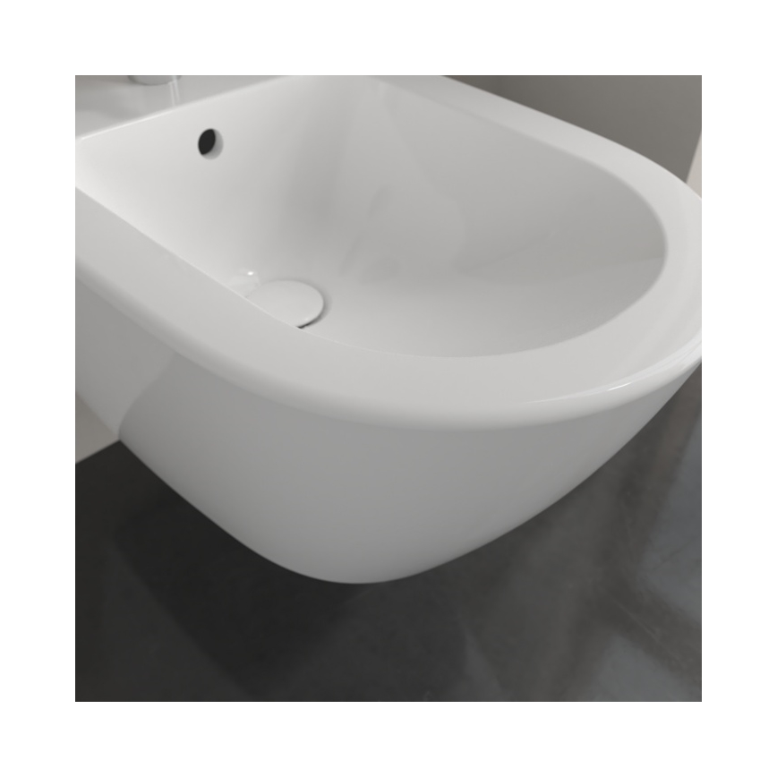 Villeroy & Boch 540000R1 - Стенно биде SUBWAY 2.0 37x56,5 cm керамика/бяло