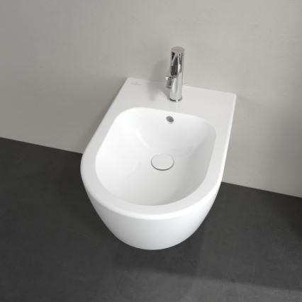 Villeroy & Boch 54050001 - Стенно биде AVENTO керамика/бяло