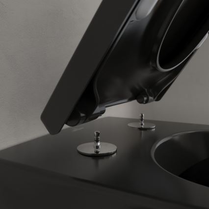 Villeroy & Boch 5614R0R7 - Подвесна тоалетна чиния SUBWAY керамика/черна