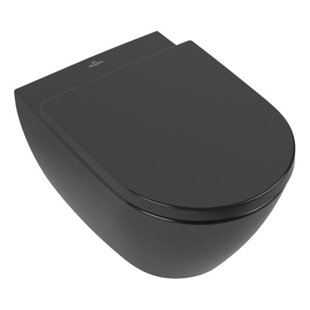 Villeroy & Boch 5614R0R7 - Подвесна тоалетна чиния SUBWAY керамика/черна
