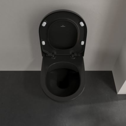 Villeroy & Boch 5614R0R7 - Подвесна тоалетна чиния SUBWAY керамика/черна