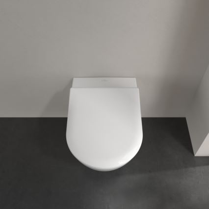 Villeroy & Boch 5614R201 - Конзолна тоалетна със седалка SoftClose SUBWAY 2.0 керамика/бяла