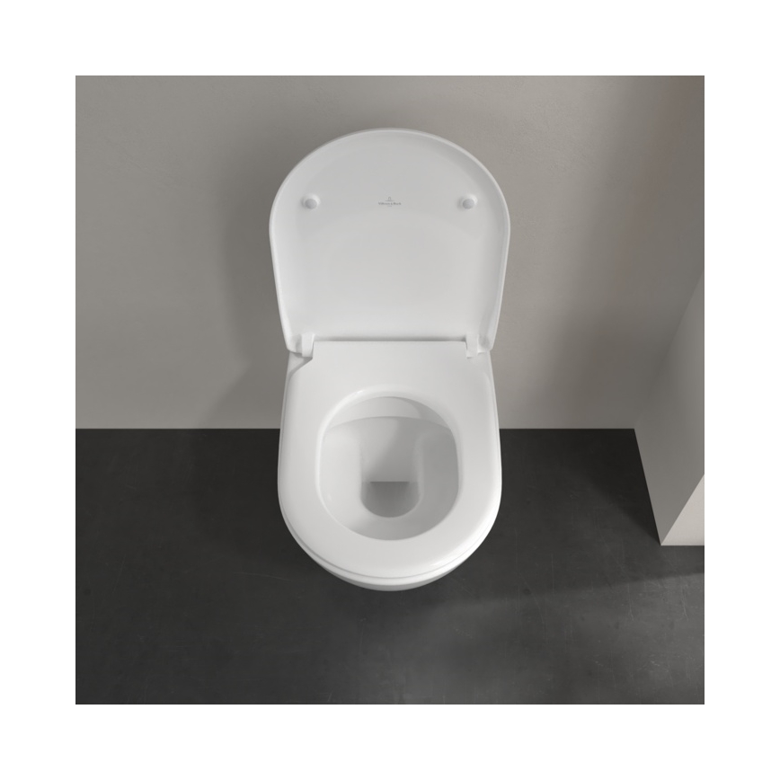 Villeroy & Boch 5614R201 - Конзолна тоалетна със седалка SoftClose SUBWAY 2.0 керамика/бяла