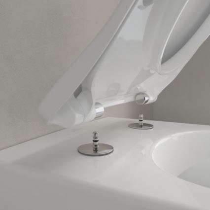 Villeroy & Boch 5614R201 - Конзолна тоалетна със седалка SoftClose SUBWAY 2.0 керамика/бяла