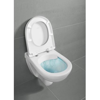 Villeroy & Boch 5660HR01 - Подвесен унитаз с тоалетна седалка SoftClose O.NOVO керамика/бял