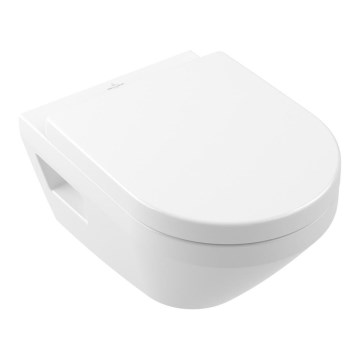 Villeroy & Boch 5684CL01 - Конзолна тоалетна чиния ARCHITECTURA с тоалетна седалка SoftClose, керамика/бяла