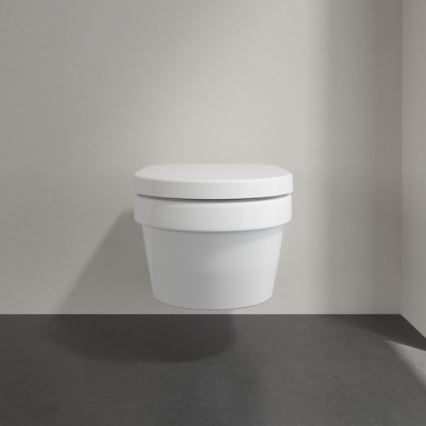 Villeroy & Boch 5684HR01 - Подвесен унитаз с капак SoftClose ARCHITECTURA керамика/бял