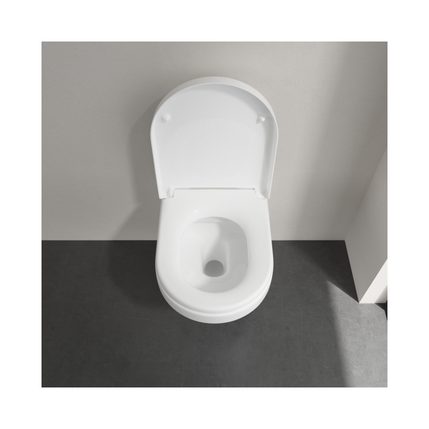 Villeroy & Boch 5684HRR1 - Подвесна тоалетна чиния с капак SoftClose ARCHITECTURA керамика/бяла