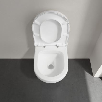 Villeroy & Boch 5684HRR1 - Подвесна тоалетна чиния с капак SoftClose ARCHITECTURA керамика/бяла