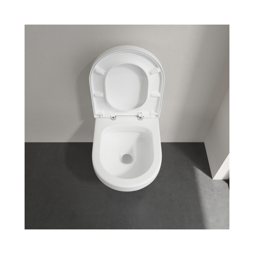 Villeroy & Boch 5684HRR1 - Подвесна тоалетна чиния с капак SoftClose ARCHITECTURA керамика/бяла