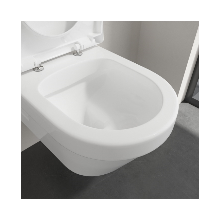 Villeroy & Boch 5684HRR1 - Подвесна тоалетна чиния с капак SoftClose ARCHITECTURA керамика/бяла