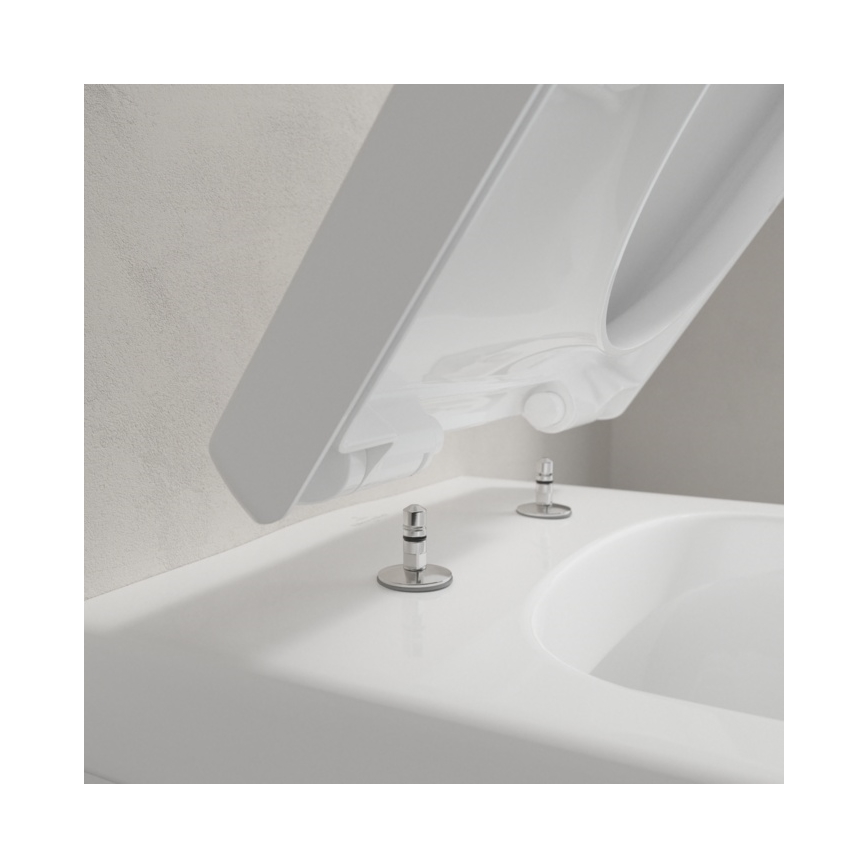 Villeroy & Boch 5684HRR1 - Подвесна тоалетна чиния с капак SoftClose ARCHITECTURA керамика/бяла
