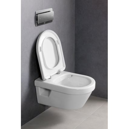Villeroy & Boch 5684HRR1 - Подвесна тоалетна чиния с капак SoftClose ARCHITECTURA керамика/бяла