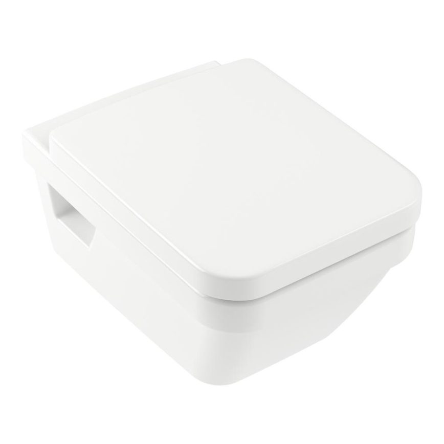 Villeroy & Boch 5685HR01 - Висяща тоалетна чиния с тоалетна седалка SoftClose ARCHITECTURA керамика/бяла