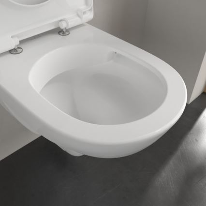 Villeroy & Boch 5688HR01 - Подвесна тоалетна чиния O.NOVO с тоалетна седалка SoftClose, керамика/бяла