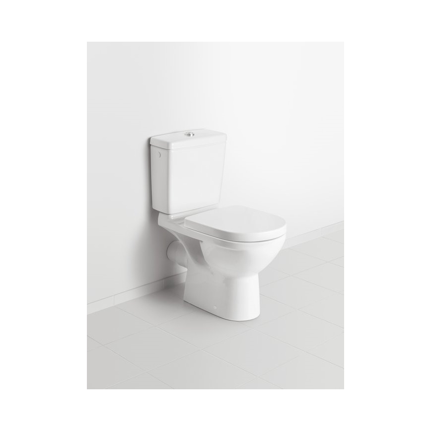 Villeroy & Boch 5760G101 - Комбинирано казанче за WC O.NOVO с вход отзад/отстрани, бяло