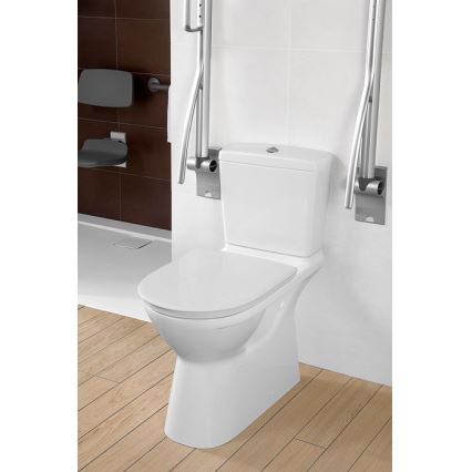 Villeroy & Boch 5760G101 - Комбинирано казанче за WC O.NOVO с вход отзад/отстрани, бяло