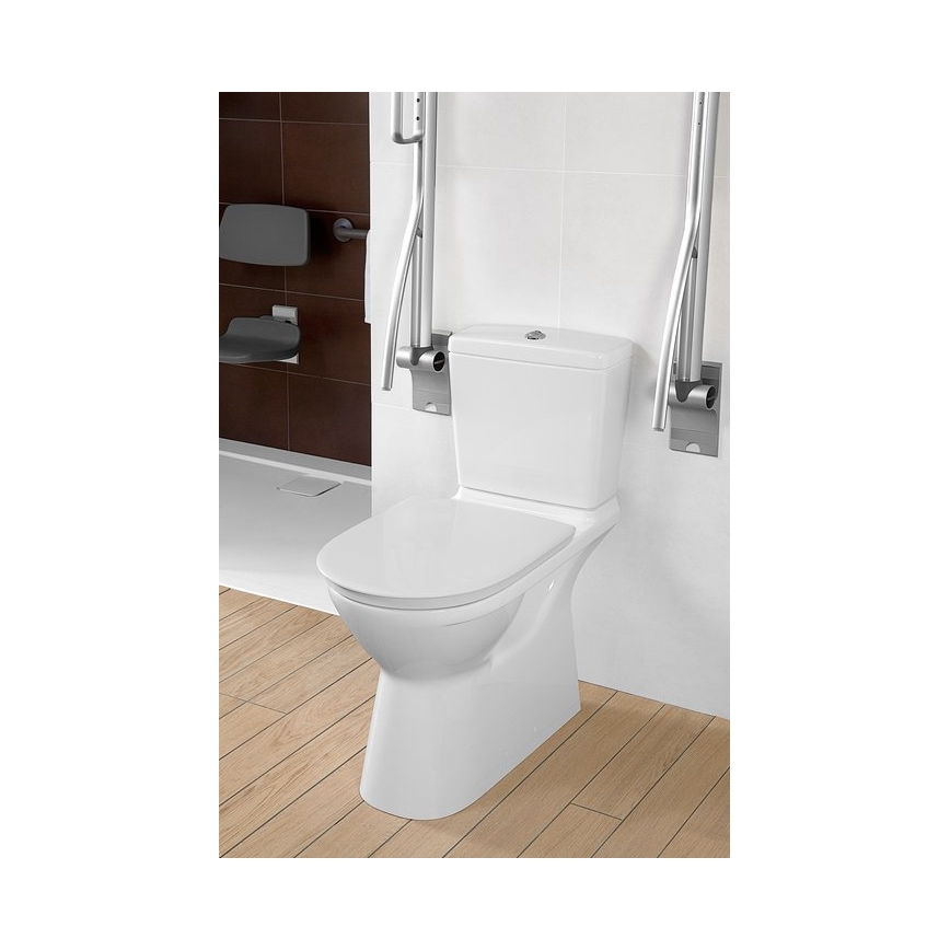 Villeroy & Boch 5760G101 - Комбинирано казанче за WC O.NOVO с вход отзад/отстрани, бяло
