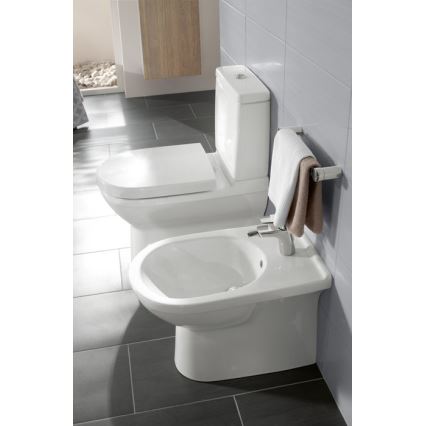 Villeroy & Boch 5788S101 - Комбинирано казанче за WC O.NOVO, заден/страничен вход, бяло