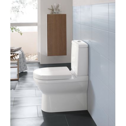 Villeroy & Boch 5788S101 - Комбинирано казанче за WC O.NOVO, заден/страничен вход, бяло
