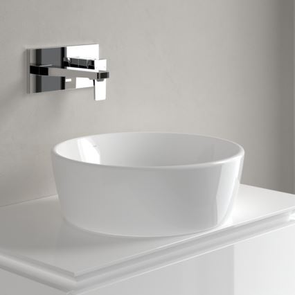 Villeroy & Boch 5A254501 - Мивка за монтаж върху плот ARCHITECTURA Ø 45 см керамика/бяла