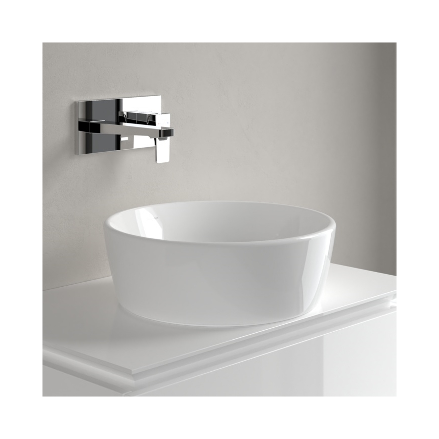 Villeroy & Boch 5A254501 - Мивка за монтаж върху плот ARCHITECTURA Ø 45 см керамика/бяла