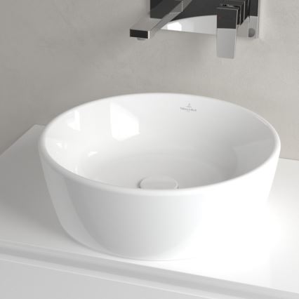 Villeroy & Boch 5A254501 - Мивка за монтаж върху плот ARCHITECTURA Ø 45 см керамика/бяла