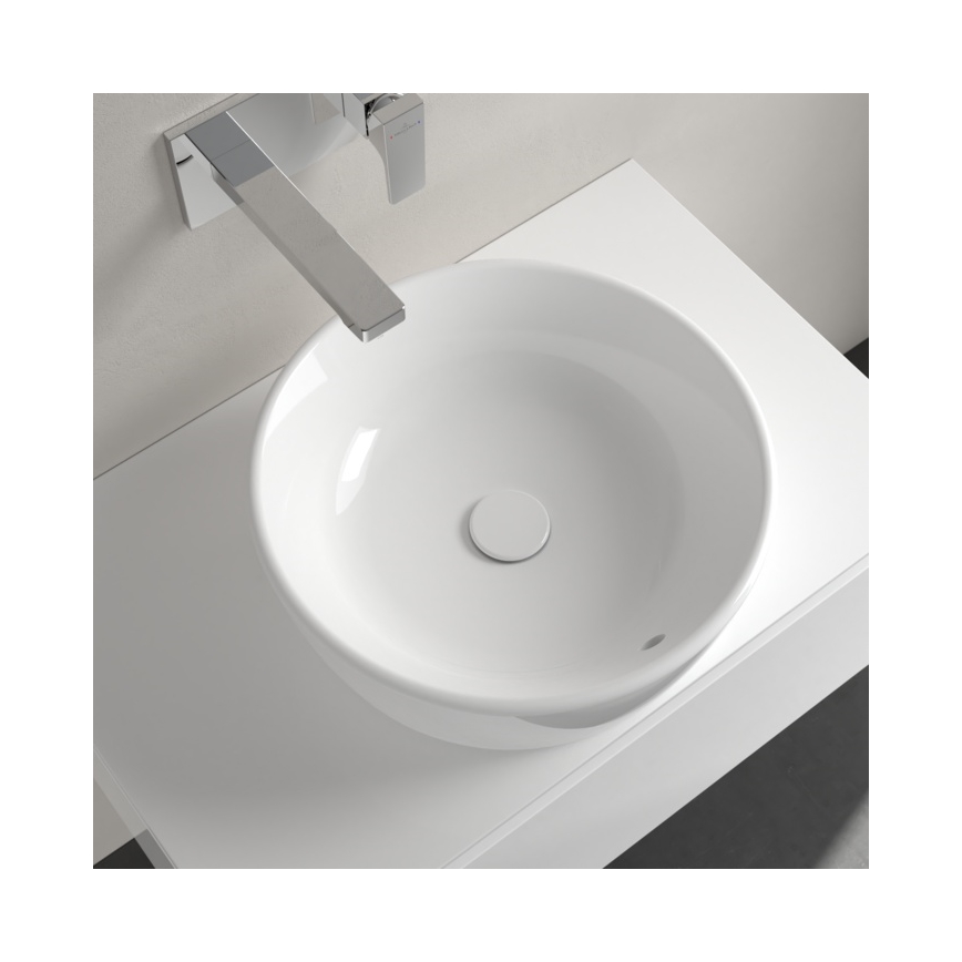 Villeroy & Boch 5A254501 - Мивка за монтаж върху плот ARCHITECTURA Ø 45 см керамика/бяла