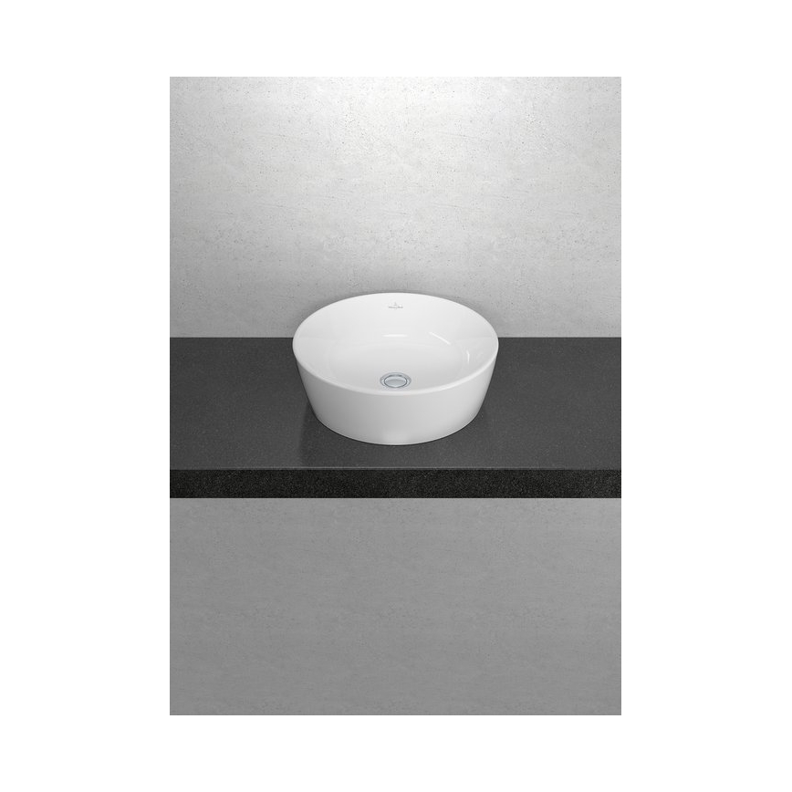 Villeroy & Boch 5A254501 - Мивка за монтаж върху плот ARCHITECTURA Ø 45 см керамика/бяла