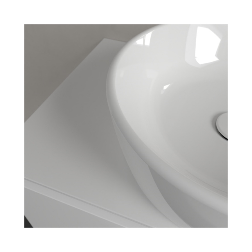 Villeroy & Boch 5A254501 - Мивка за монтаж върху плот ARCHITECTURA Ø 45 см керамика/бяла