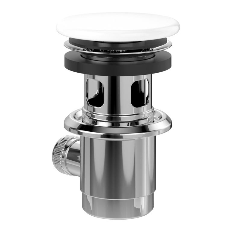 Villeroy & Boch 68100001 - Отточен отвор за умивалник бял/лъскав хром