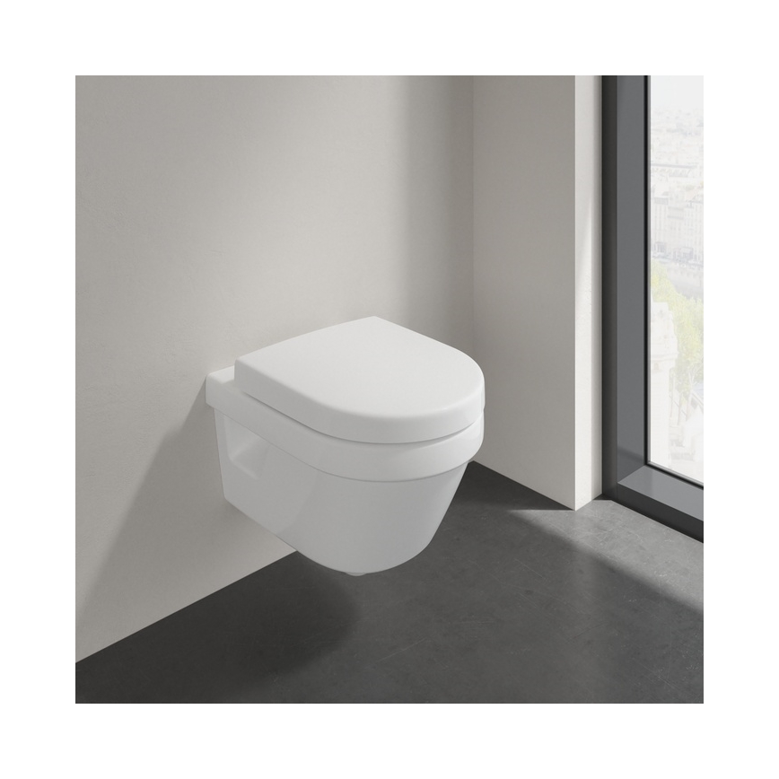 Villeroy & Boch 8M42S101 - Седалка за тоалетна SoftClose SUBWAY 3.0 бяла