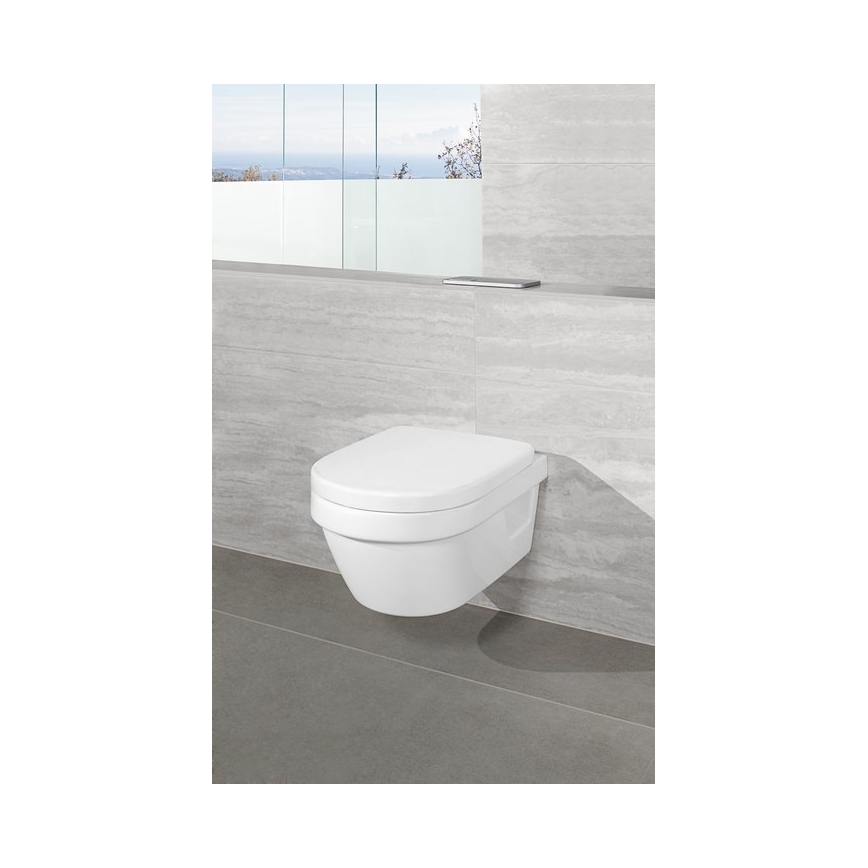 Villeroy & Boch 8M42S101 - Седалка за тоалетна SoftClose SUBWAY 3.0 бяла