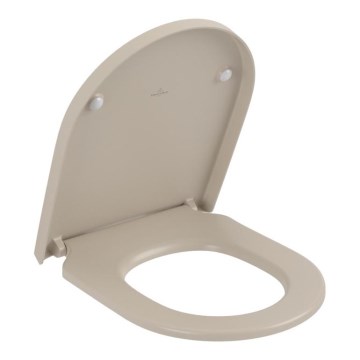 Villeroy & Boch 8M42S1AM - Тоалетна седалка SoftClose SUBWAY 3.0 бежова
