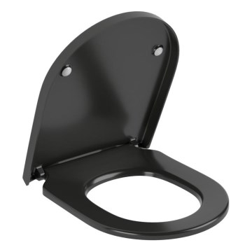 Villeroy & Boch 8M42S1R7 - Тоалетно седало SoftClose SUBWAY черно