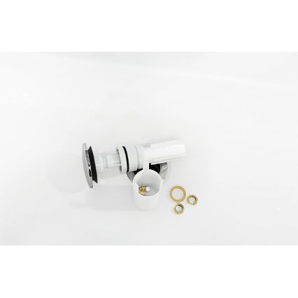 Villeroy & Boch 92198800 - Сифон за мивка PUSHOPEN лъскав хром/бял