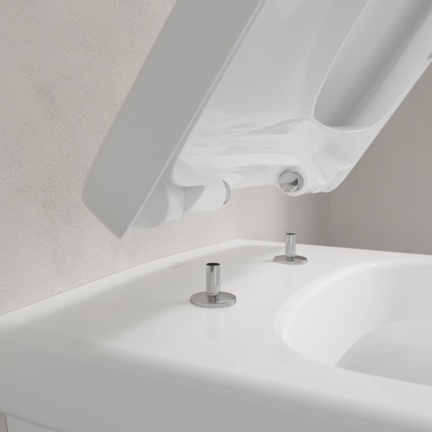Villeroy & Boch 9M58S101 - Седалка за тоалетна с механизъм SoftClose ARCHITECTURA, бяла